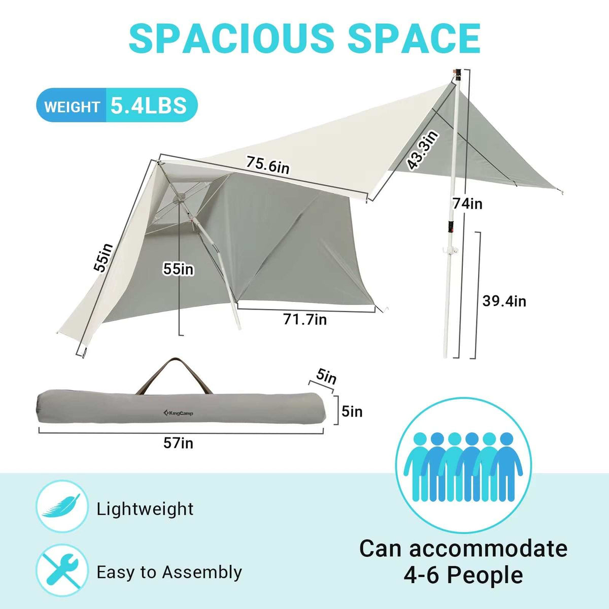Beach Umbrella Tent