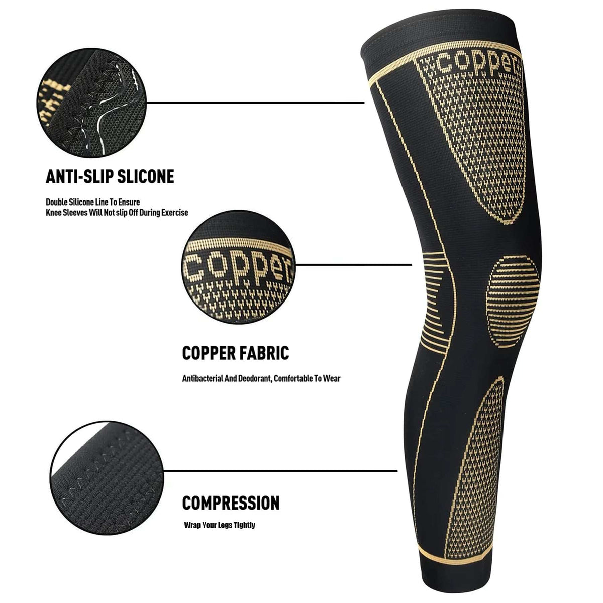 Copper Knee Braces for Pain Relief