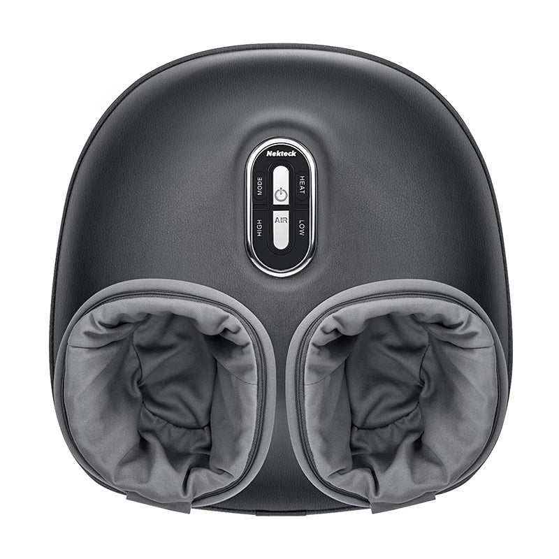 Foot Massager Heating Therapy Air Compression Shiatsu Knead Roller Muscle Relaxation Electric Foot Massage Machine
