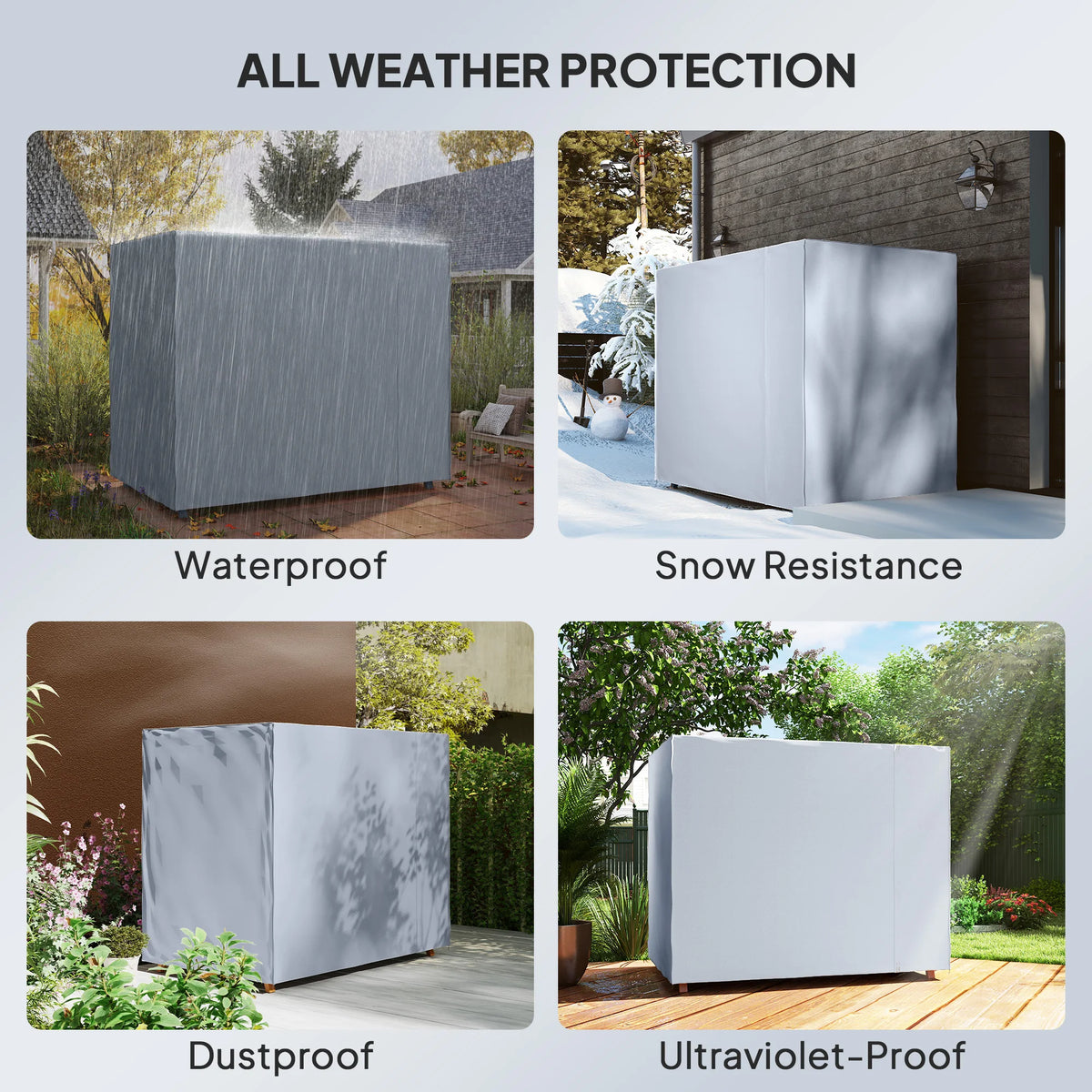 81" X 49" X 65" All Weather Garden Swing Chair Cover Waterproof Protector