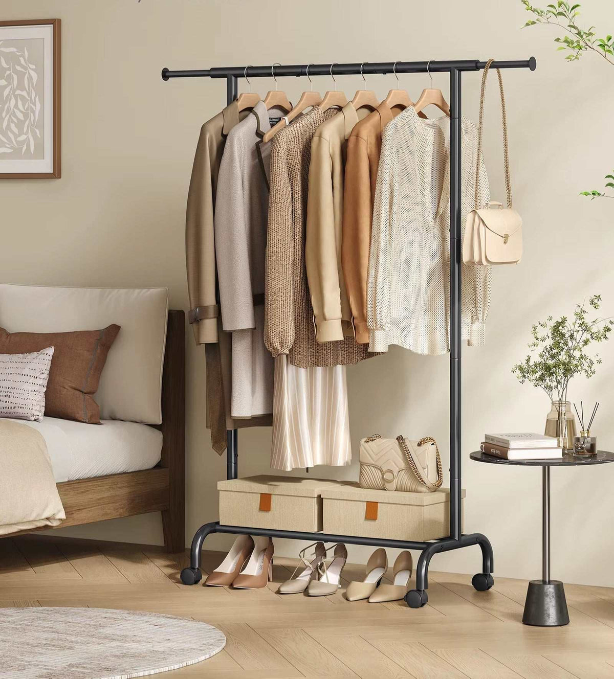 Clothing Rack with Wheels