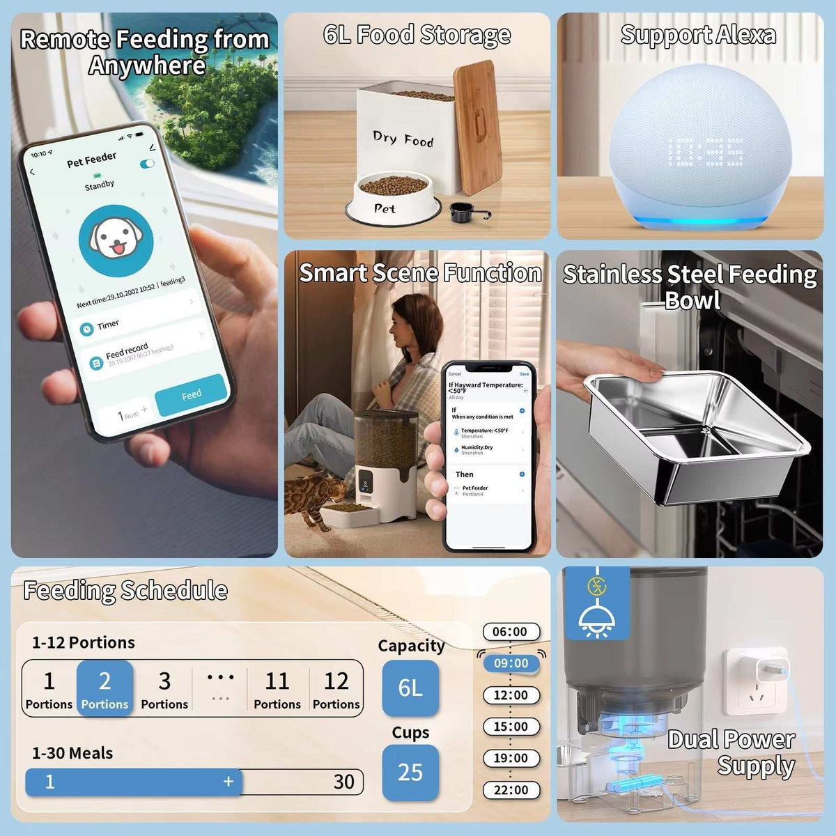 Smart WiFi Automatic Cat Feeder