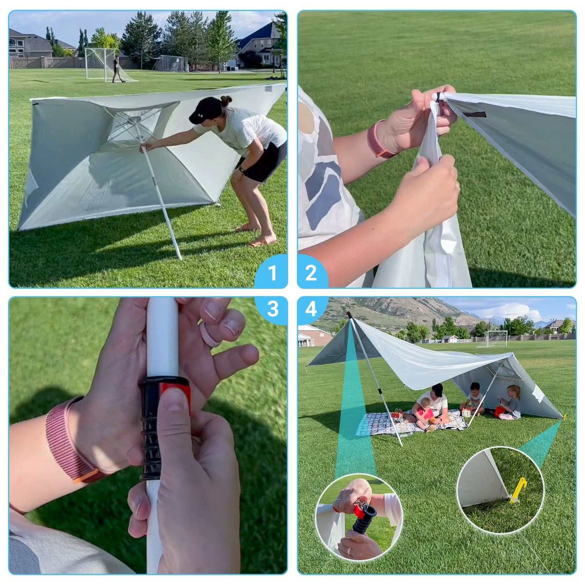 Beach Umbrella Tent
