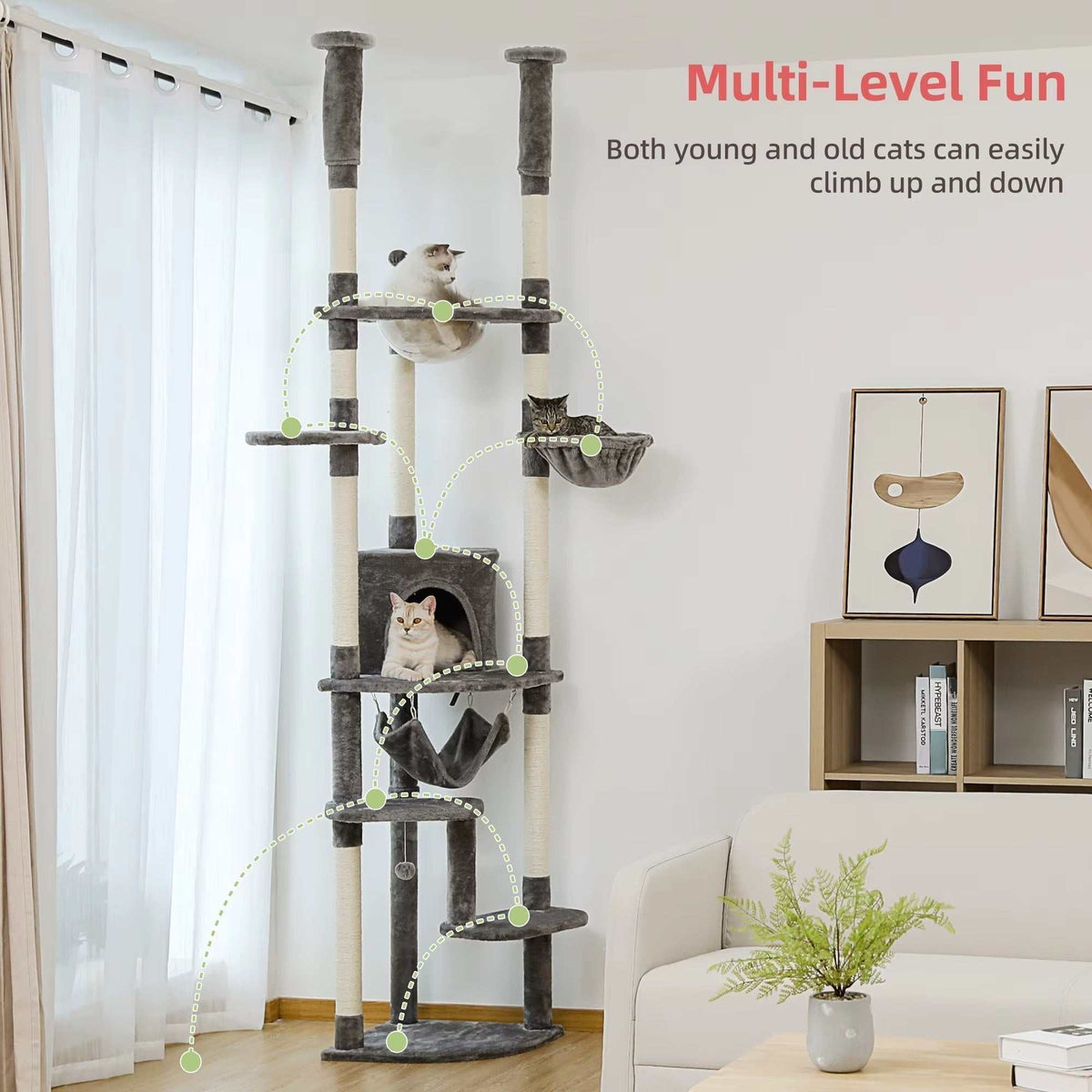 Tall Cat Tree Towe