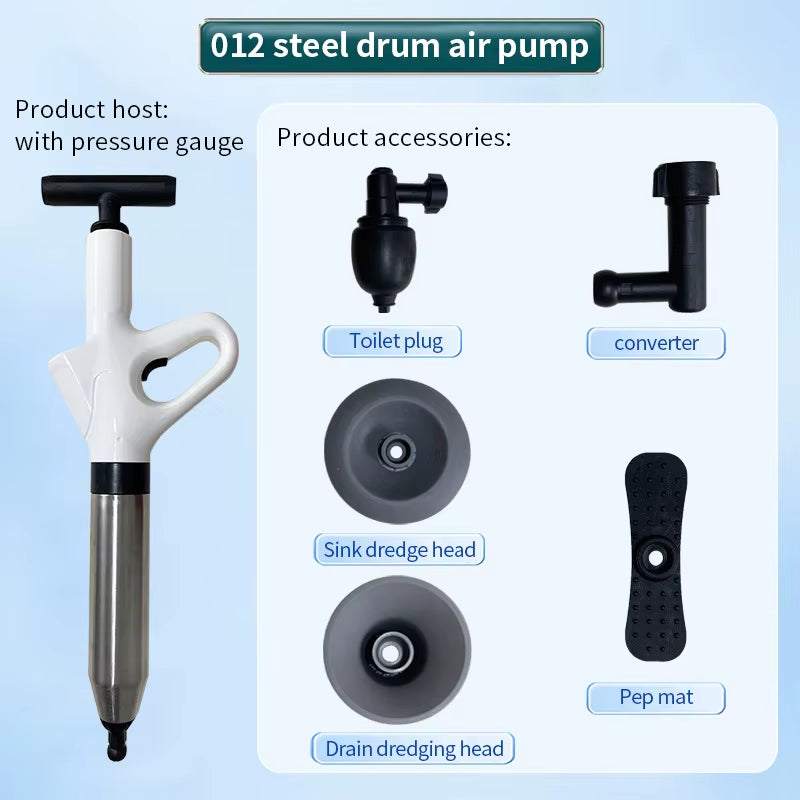 High-Pressure Stainless Steel Toilet Pipe Dredger