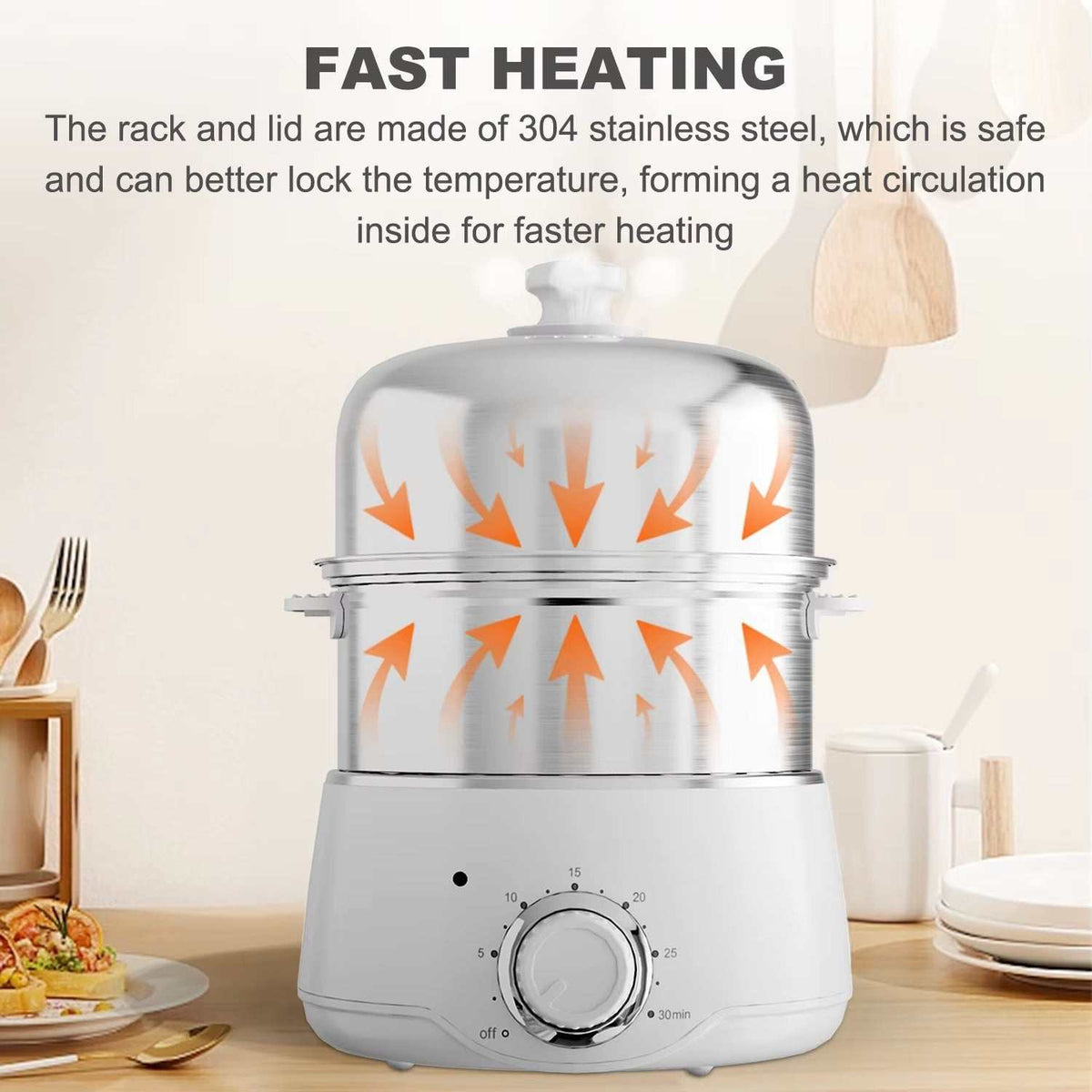 14-Egg Electric Egg Cooker 
