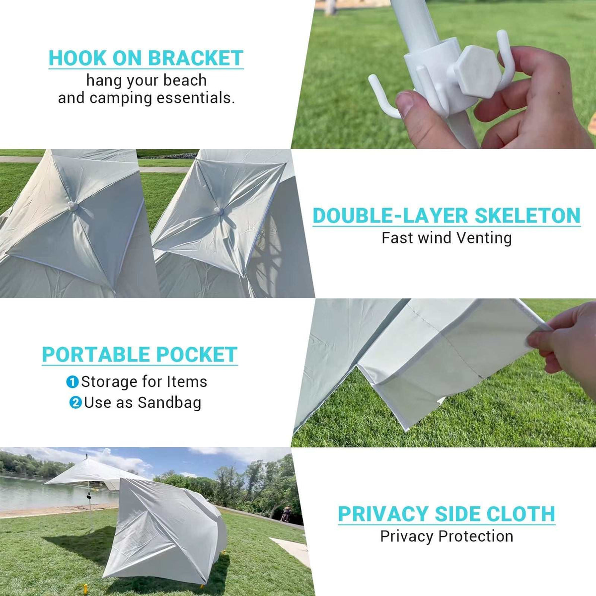 Beach Umbrella Tent