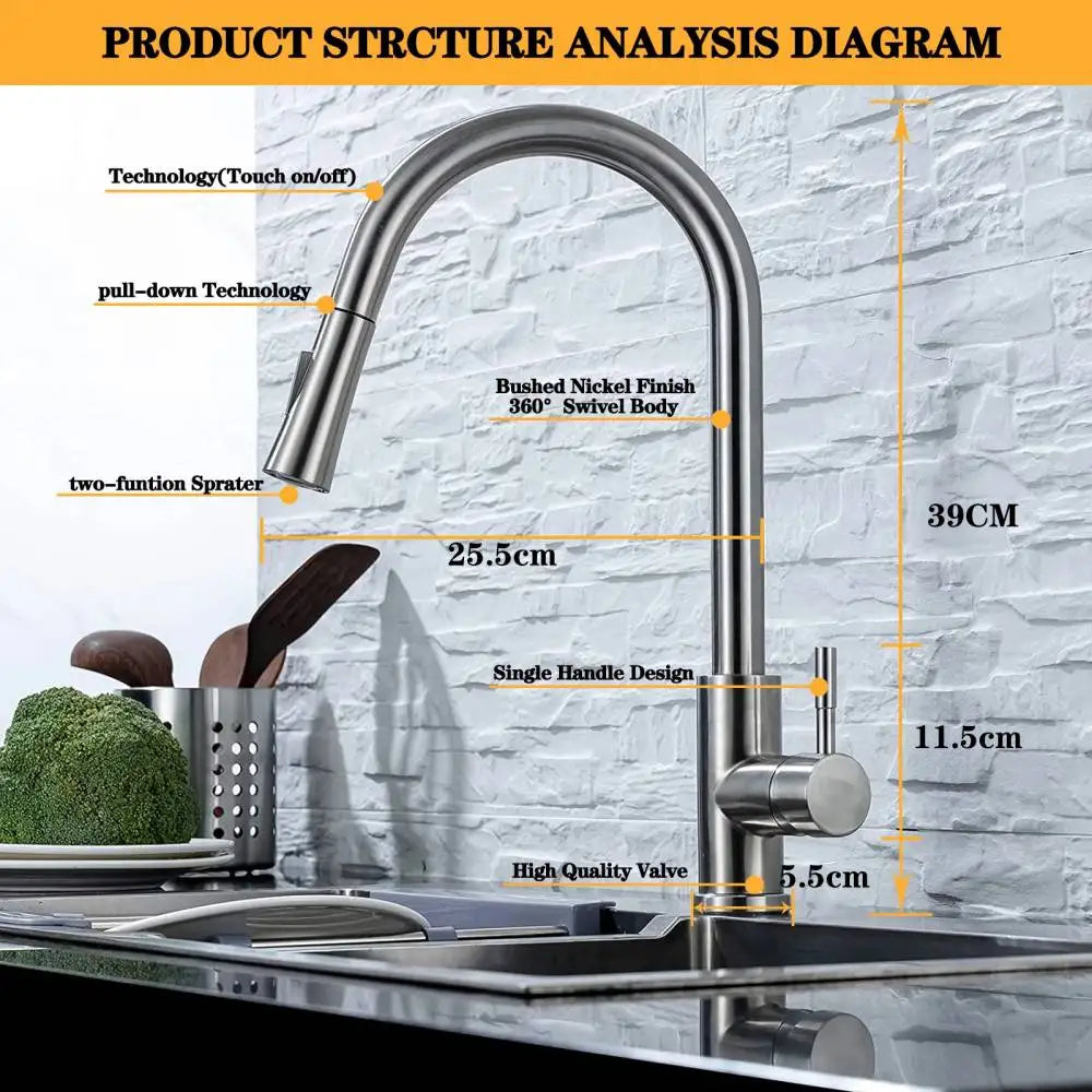 Touch Control Sink Tap