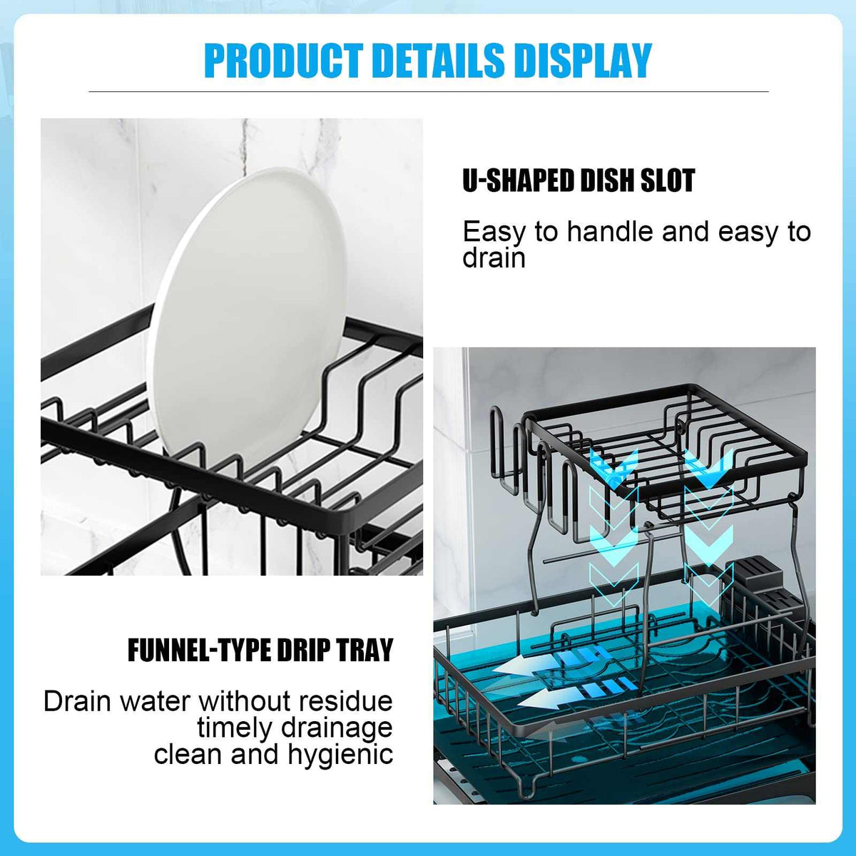 Large 2-Tier Removable Dish 