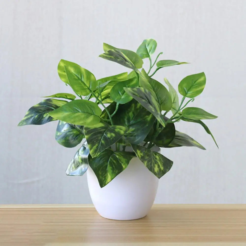 Artificial Foliage Plant Pot