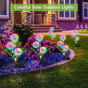 Solar Dandelion Flower Light Outdoor