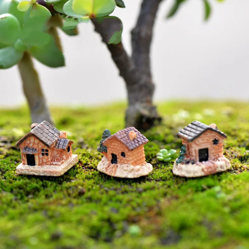 Mini Small House Cottages Garden Ornament