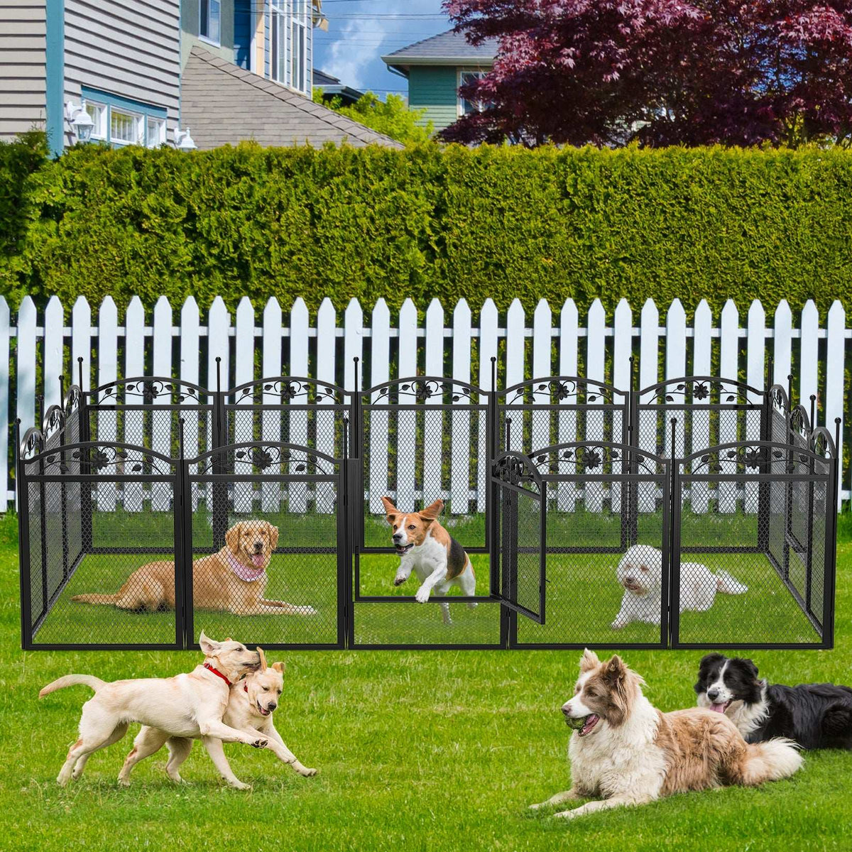 8-Panel Heavy Duty Dog Playpen