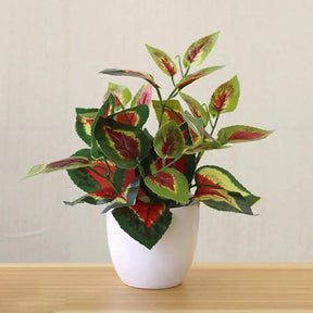 Artificial Foliage Plant Pot