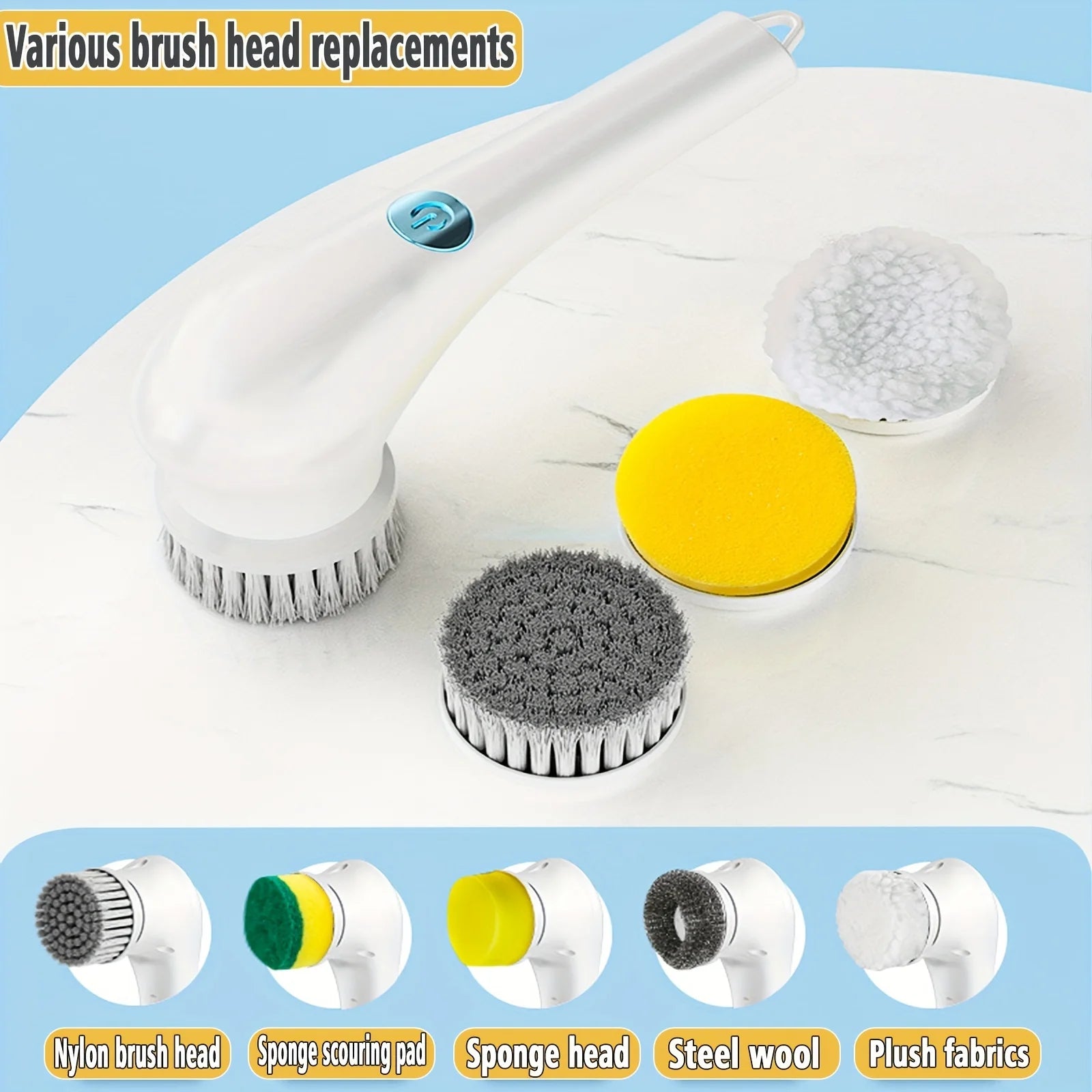 Multifunctional Electric Cleaning Brush