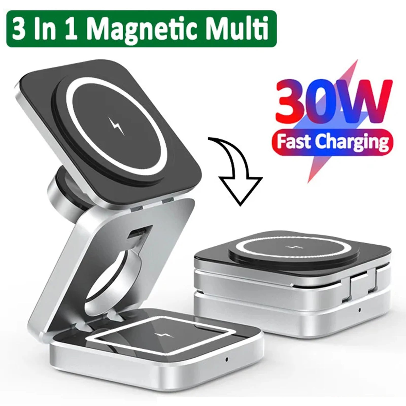 3 In 1 Magnetic Wireless Charger