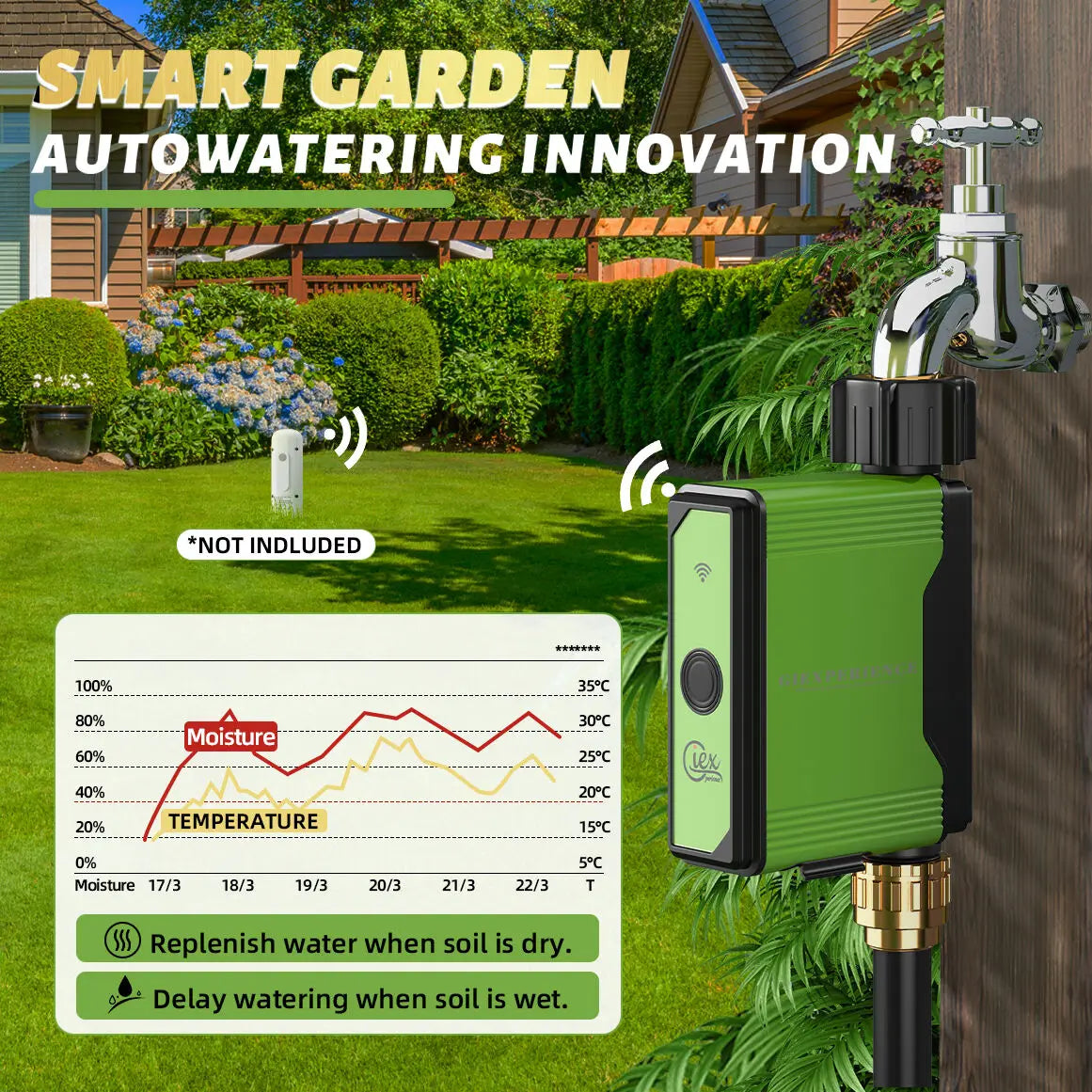 WIFI Garden Watering Timer Smart Sprinkler Drip Irrigation System