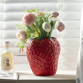 Strawberry Vase Ceramic Vase