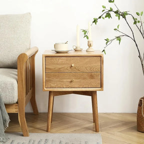 Bedside Table Solid Wood