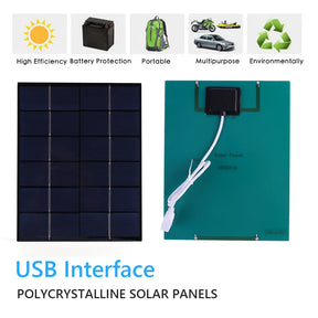 8 inch USB Solar Exhaust Fan