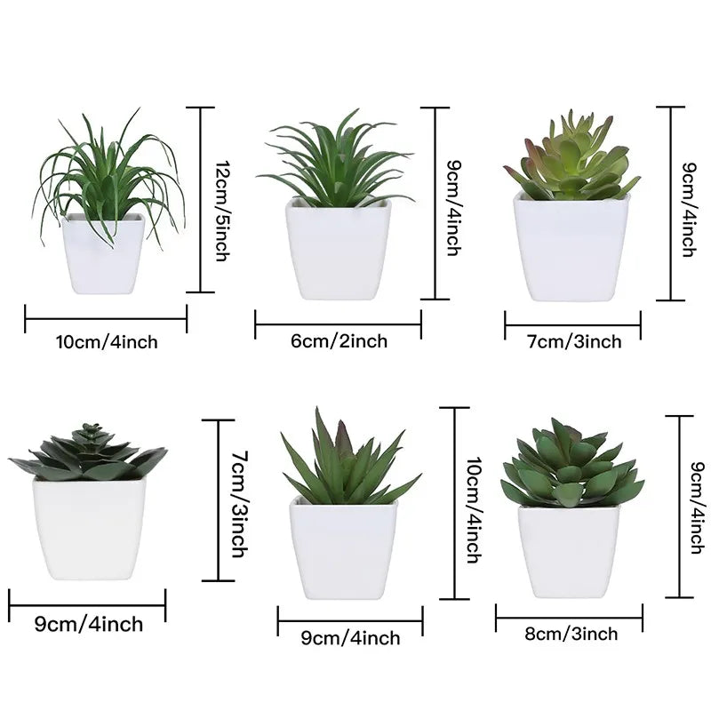 Artificial Succulent Small Potted Plants