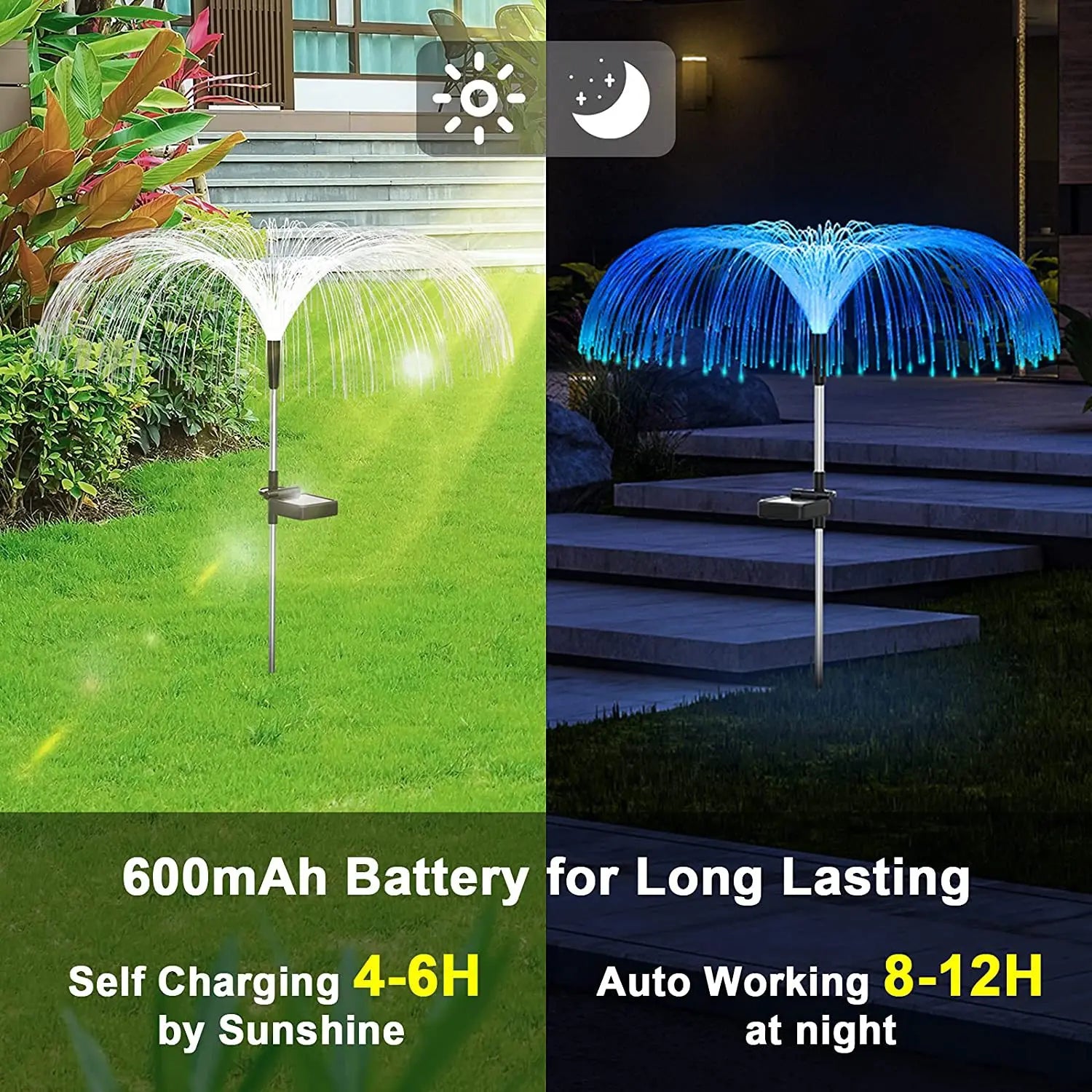 Garden Solar Jellyfish Lights