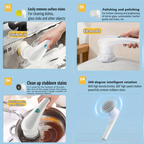 Multifunctional Electric Cleaning Brush