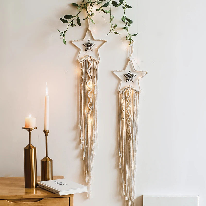 Boho Moon Star Dream Catcher