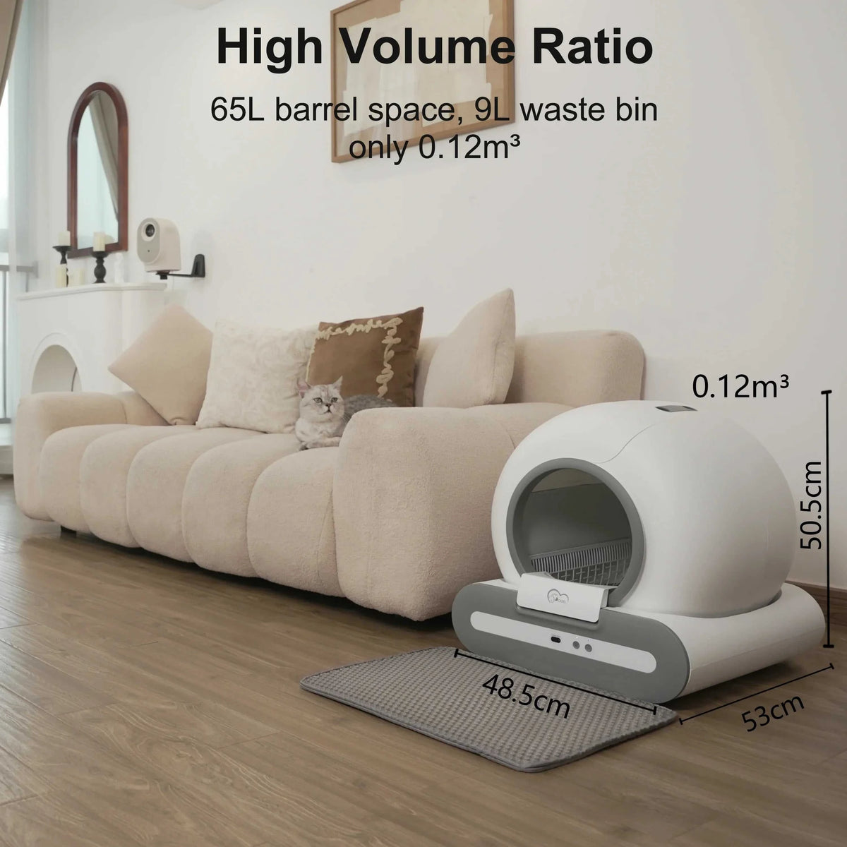 DOEL Self-Cleaning Cat Litter Box