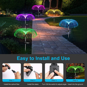 Garden Solar Jellyfish Lights