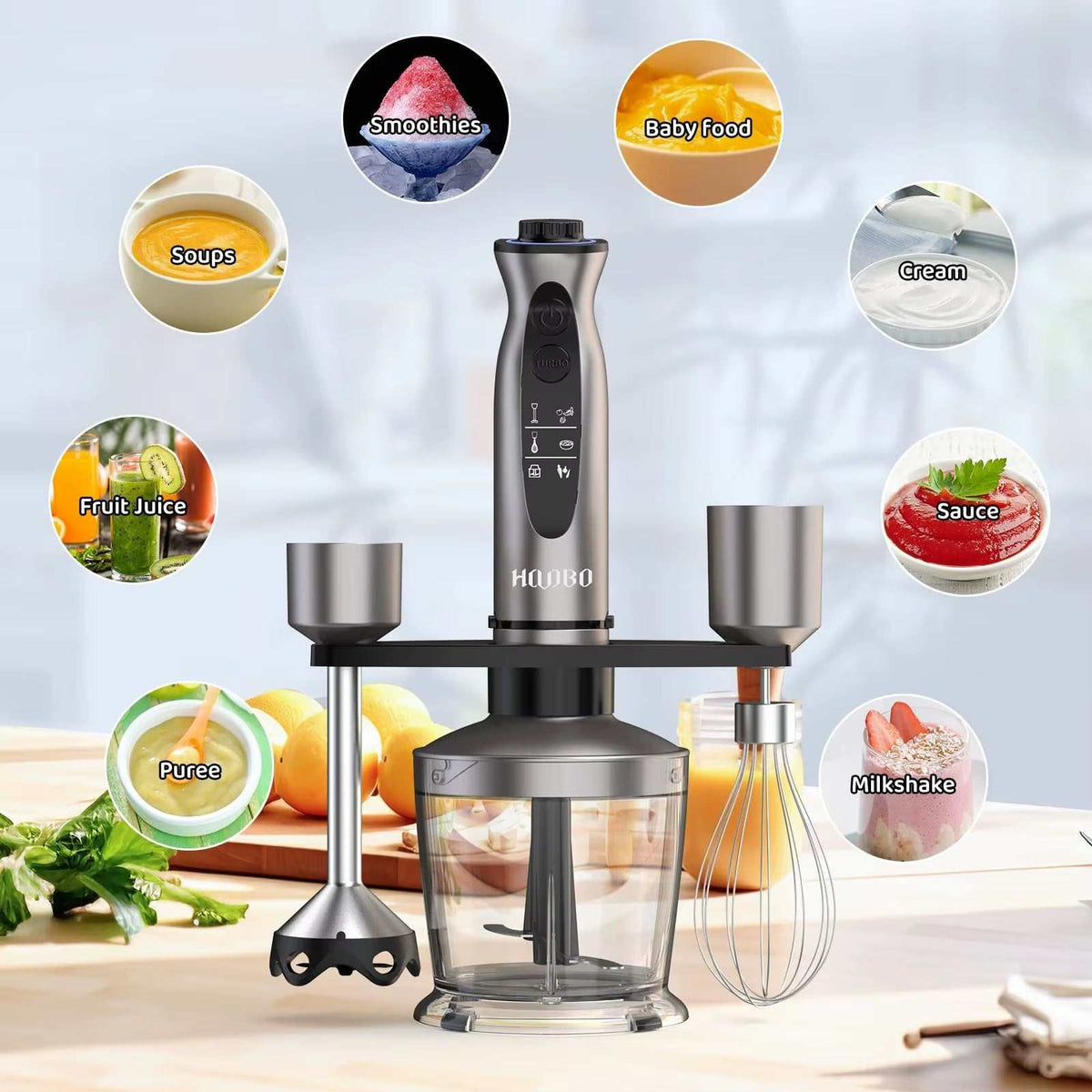 1000W Handheld Immersion Blender