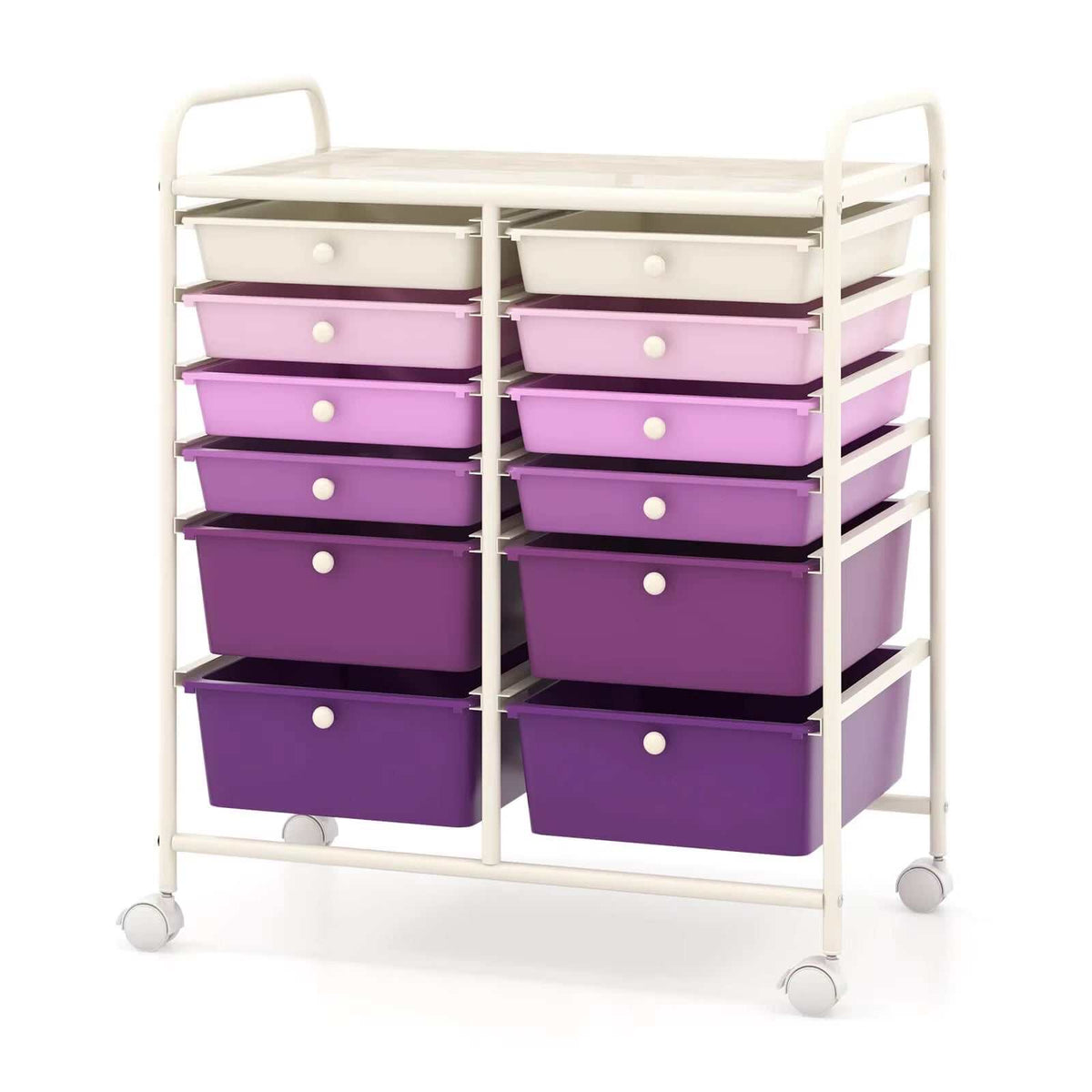 12-Drawer Storage Cart