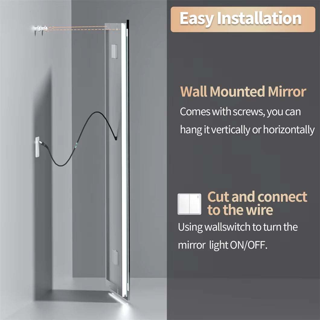 XXL Smart LED Bathroom Mirror