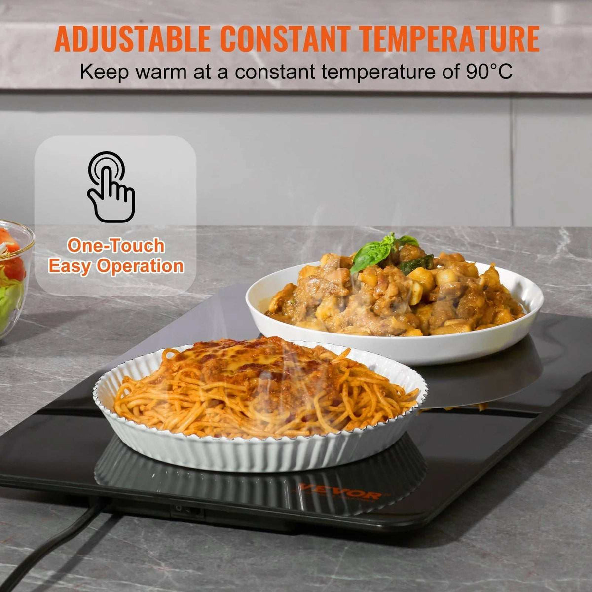 Portable Electric Glass Warming Tray
