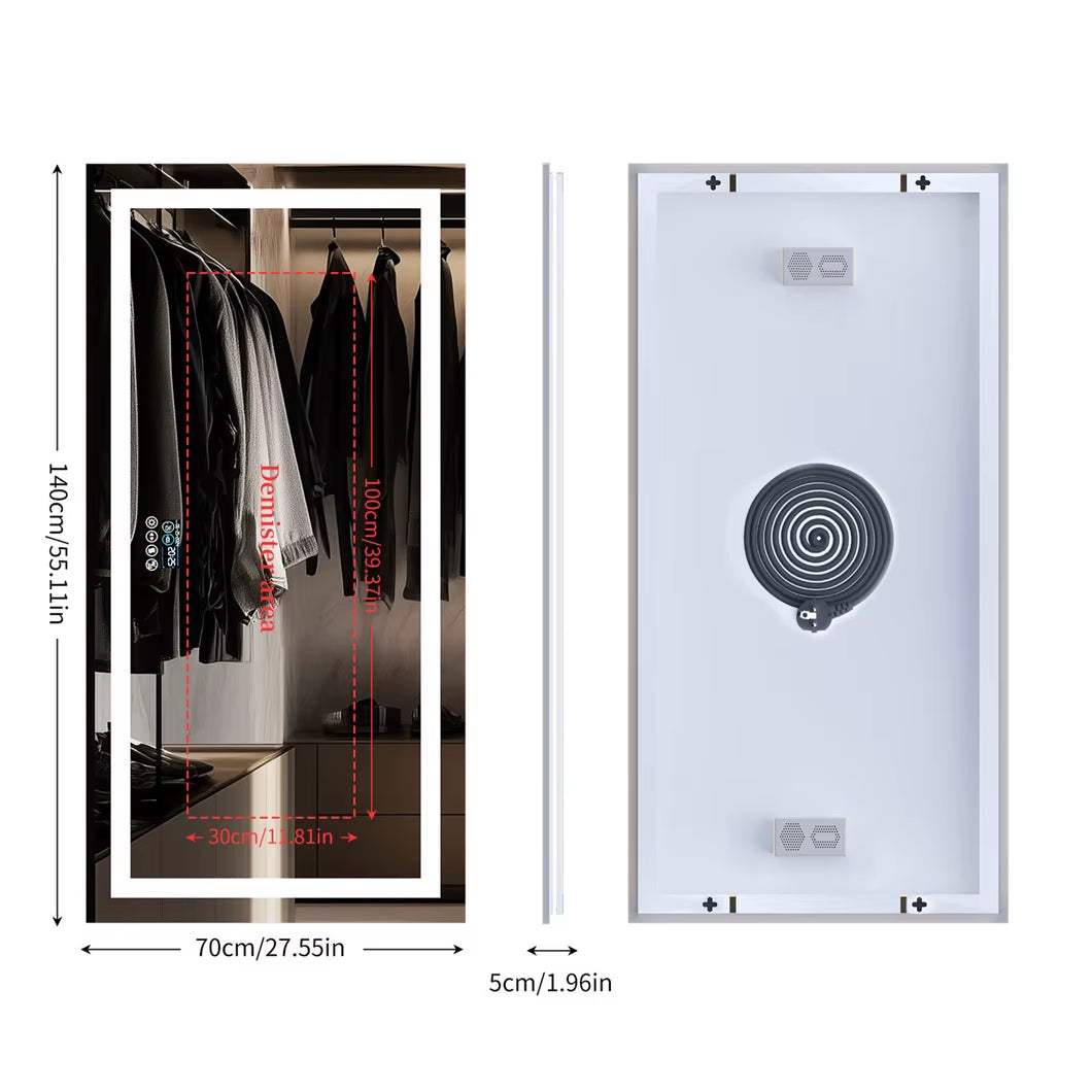 XXL Smart LED Bathroom Mirror