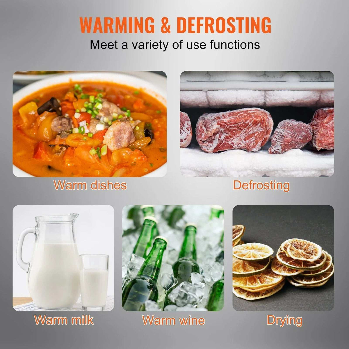 Portable Electric Glass Warming Tray