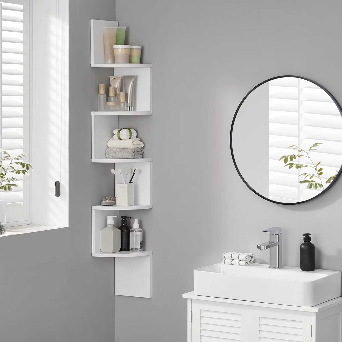  5-Tier Floating Corner